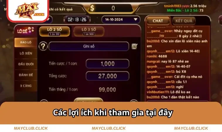 Các lợi ích khi tham gia 