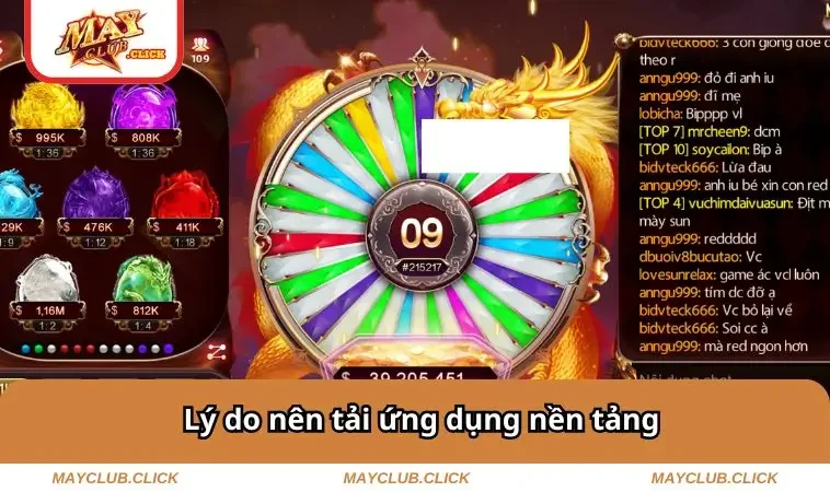 Lý do nên tải ứng dụng nền tảng
