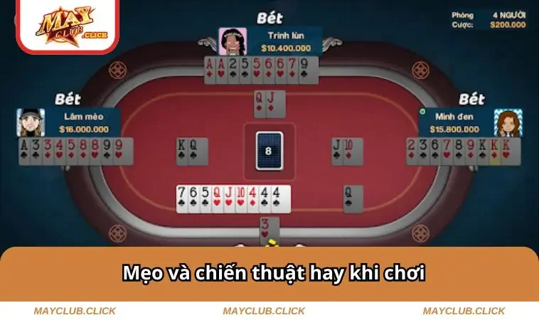 Mẹo và chiến thuật khi chơi