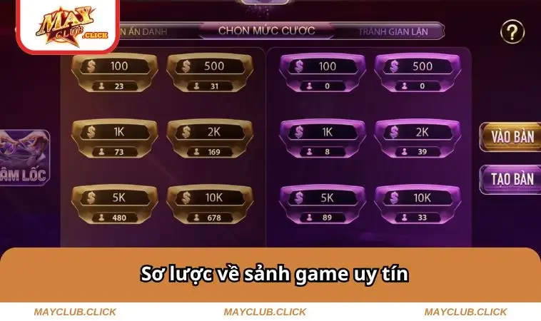 Sơ lược về sảnh game uy tín